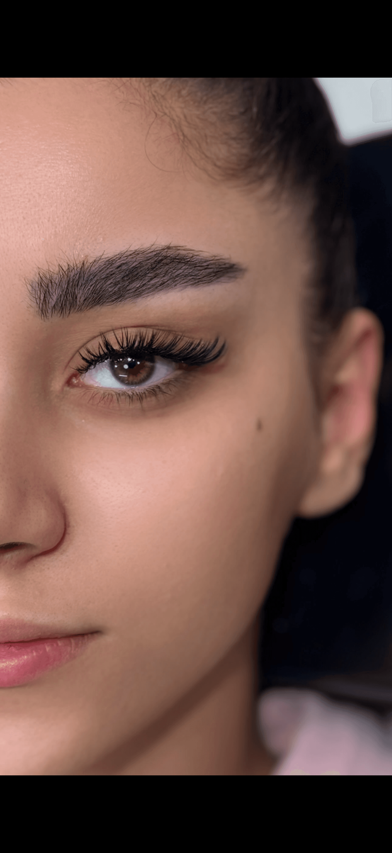 Volume lash set, fan detail